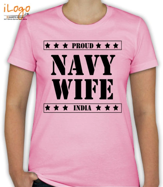Navy wife proud-indian-navy-wife T-Shirt