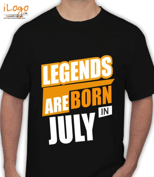 Legends are Born in July LEGENDS-BORN-IN-July. T-Shirt