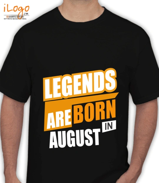 LEGENDS BORN IN LEGENDS-BORN-IN-August T-Shirt