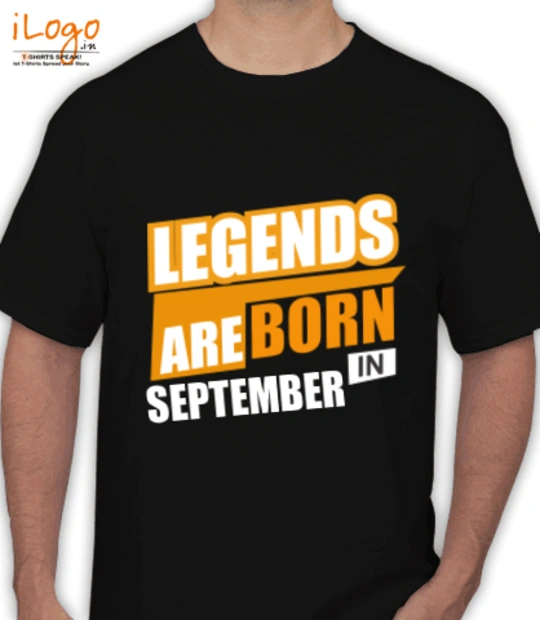 Legends are Born in September LEGENDS-BORN-IN-September T-Shirt