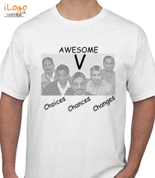 Tee Awsome-V- T-Shirt
