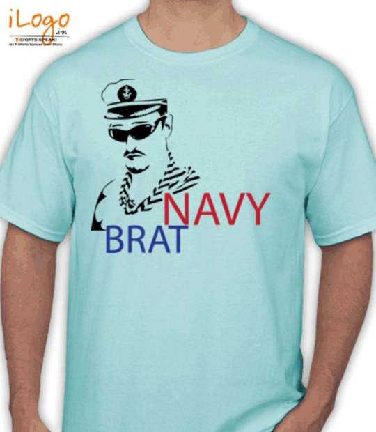 Naval Brat navy-brat-with-sailor T-Shirt