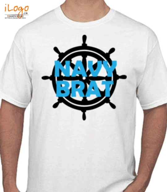 Naval Brat navy-brat-wheel T-Shirt
