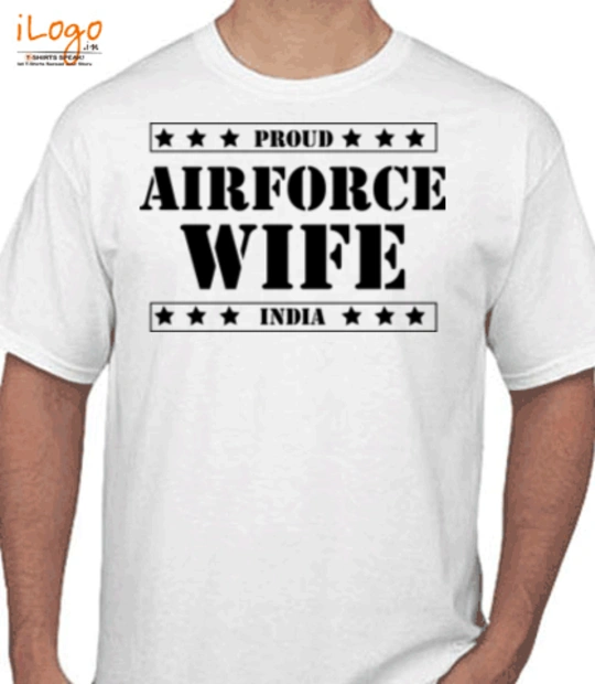 Air Force Wife proud-indian. T-Shirt