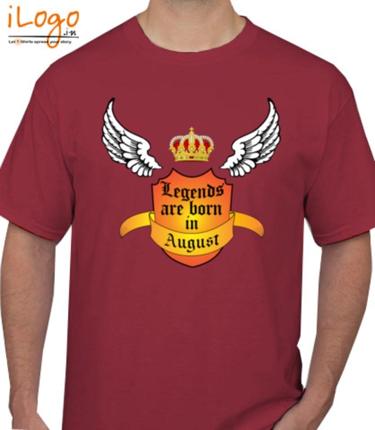 Legends are Born in August august T-Shirt
