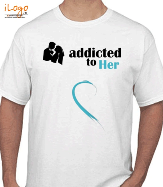 Couple addicted-to-her T-Shirt