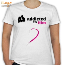 Couple addicted-to-him T-Shirt