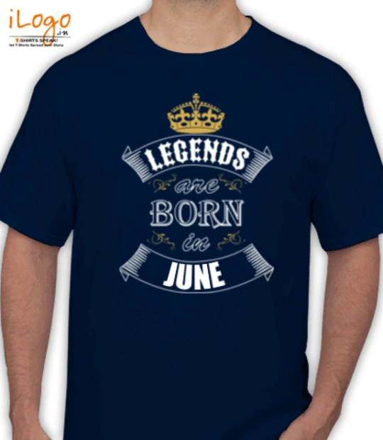Legends are Born in June JUNE T-Shirt