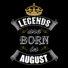 Legends Are Born In August T Shirts Buy Legends Are Born In August T Shirts Online For Men And Women Editable Designs