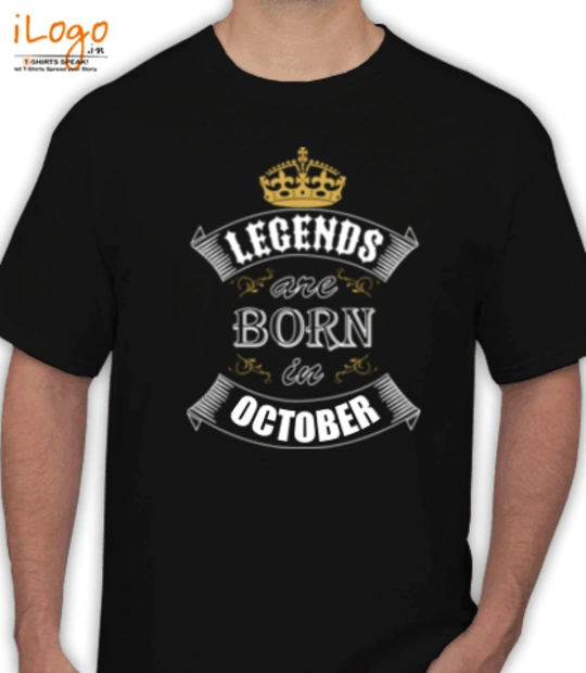 Legends are Born in October Legends-are-born-in-october T-Shirt