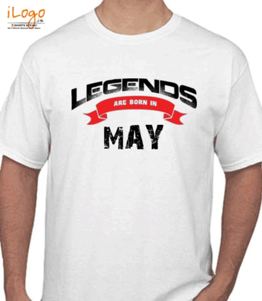 Legends Legends-are-born-in-may T-Shirt
