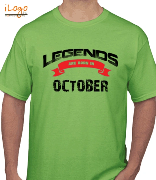 Legends Legends-are-born-in-october%B T-Shirt