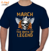 Legends are Born in March LEGENDS-BORN-IN-MARCH-.-. T-Shirt