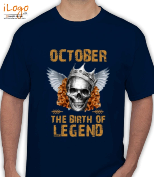 Legends are Born in October LEGENDS-BORN-IN-OCTOBER-.-. T-Shirt