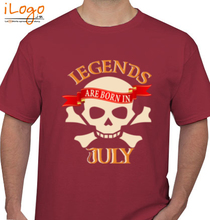 Legends are Born in July LEGENDS-BORN-IN-July.-.. T-Shirt