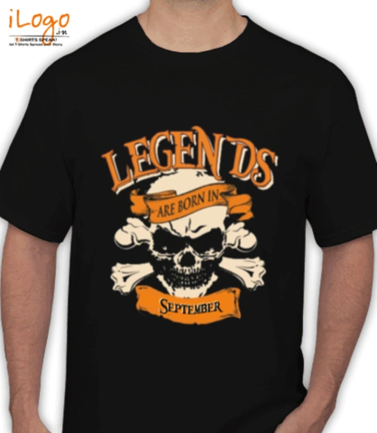 Legends are Born in September LEGENDS-BORN-IN-September..-. T-Shirt