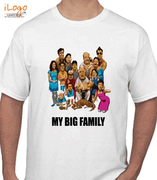 Love my family My-big-family T-Shirt