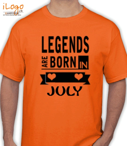 Legends Legends-are-born-in-july% T-Shirt