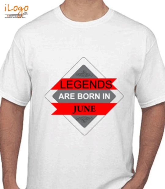 LEGENDS BORN IN june LEGENDS-BORN-IN-JUNE..-. T-Shirt