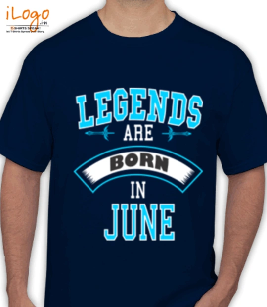 LEGENDS BORN IN LEGENDS-BORN-IN-JUNE.-.-. T-Shirt