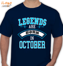 Legends are Born in October LEGENDS-BORN-IN-OCTOBER.-.-. T-Shirt