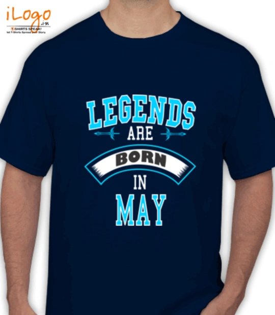 Legends are Born in May LEGENDS-BORN-IN-MAY.-.-. T-Shirt