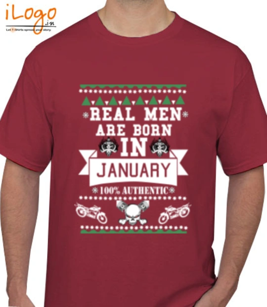 LEGENDS-BORN-IN-JANUARY..-.. - T-Shirt