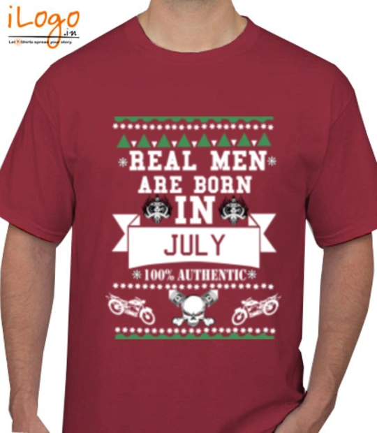 LEGENDS-BORN-IN-JULY..-.. - T-Shirt