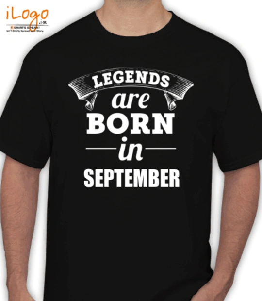 Born legeds-are-born-in-september T-Shirt