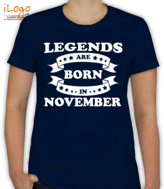 Legends are born in november legends-are-born-in-November T-Shirt