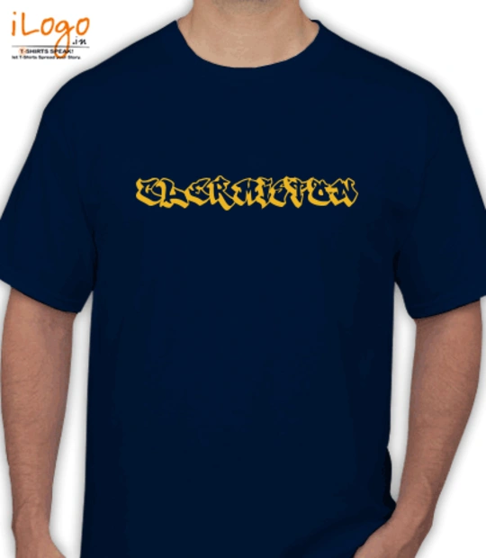 Navy blue  CLERMISTON T-Shirt