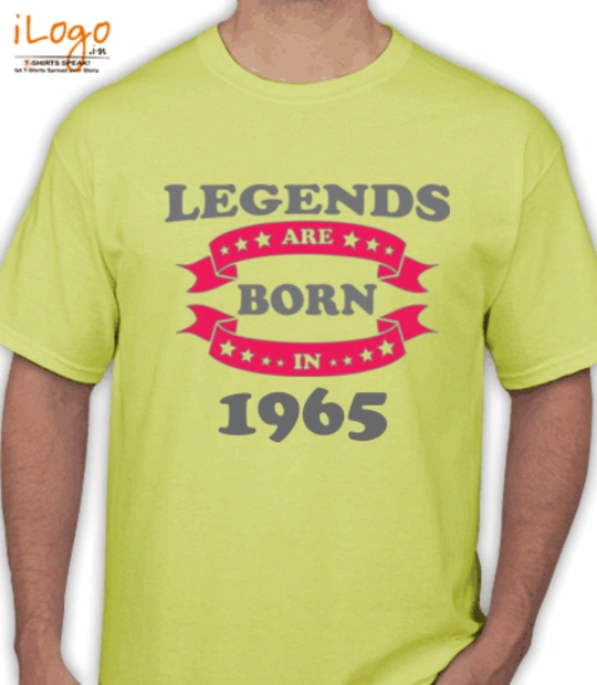 Legends are Born in 1965 Legends-are-born-in- T-Shirt