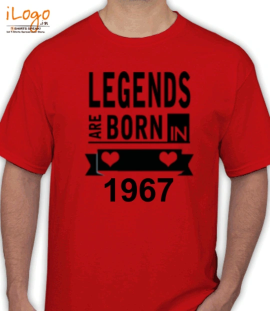 Legends are Born in 1967 T-Shirts