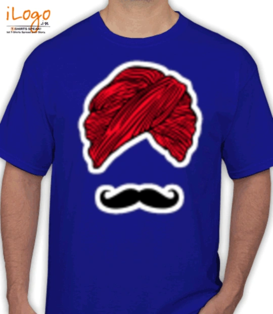 Punjab pagdi-mouchtache T-Shirt