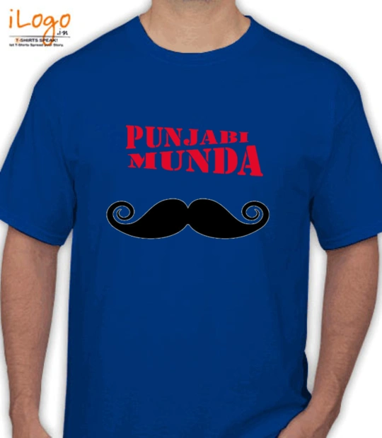 Punjab punjabi-munda-moshtache T-Shirt