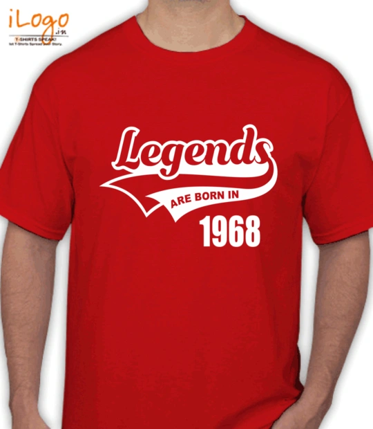 Legends are Born in 1968 Legends-are-born- T-Shirt