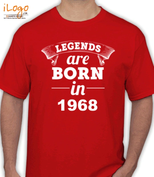 Legends are Born in 1968 Legends-are-born-in- T-Shirt