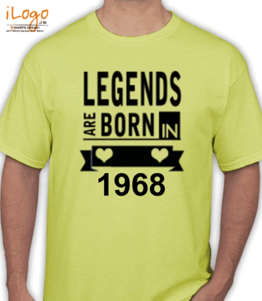 Legends are Born in 1968 Legends-are-born-in-.. T-Shirt