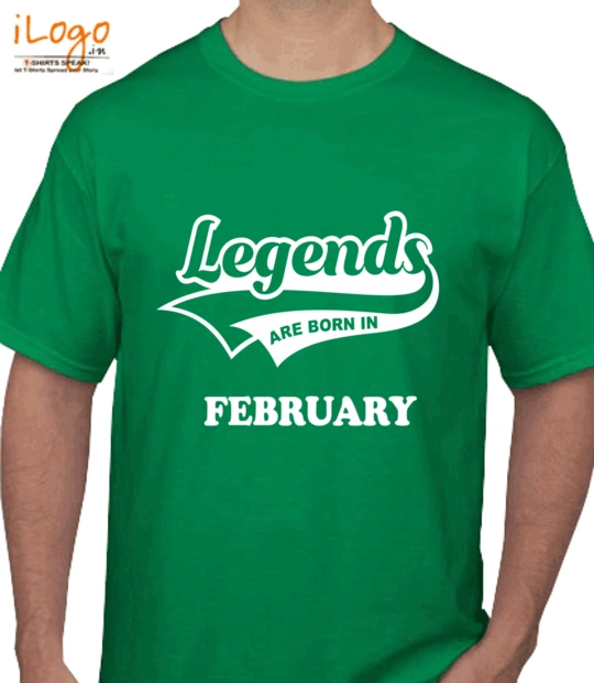 Legends are Born in February Legends-are-born-in-february%B T-Shirt