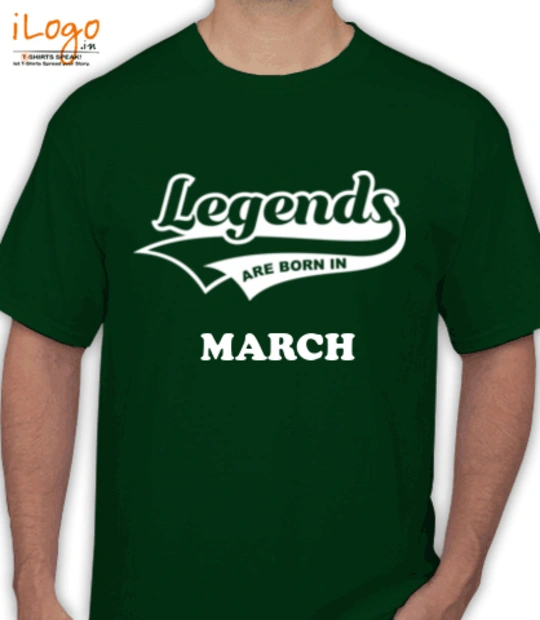 Legends are Born in March Legends-are-born-in-march T-Shirt