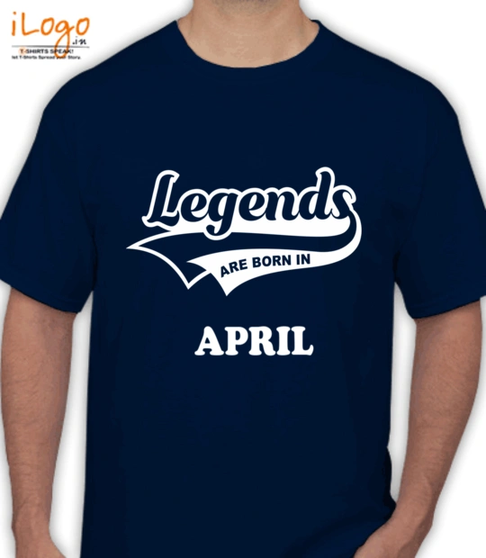Legends are Born in April Legends-are-born-in-april..... T-Shirt