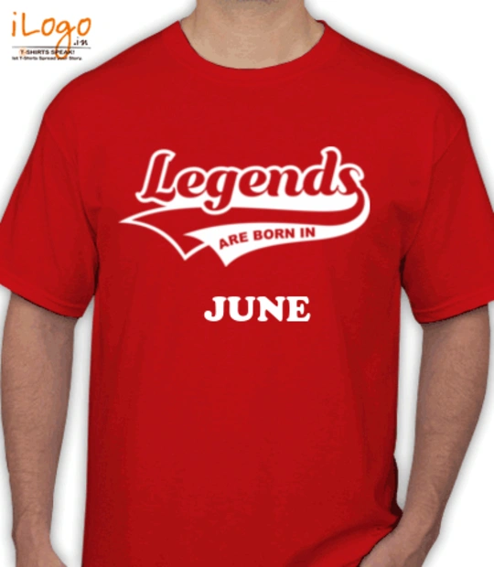 Legends are Born in June Legends-are-born-in-june// T-Shirt