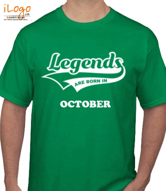 Born Legends-are-born-in-october%B%B T-Shirt