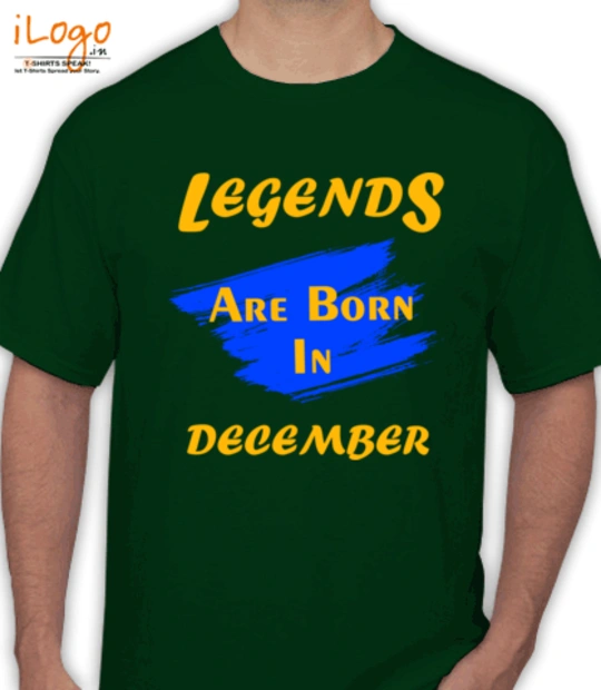 Born Legends-are-born-in-december%B%B T-Shirt