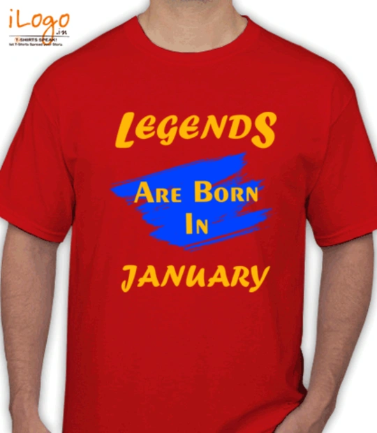 Born Legends-are-born-in-january%B%B T-Shirt