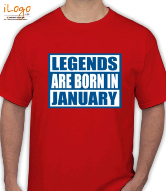 Born Legends-are-born-in-january%B%B%B T-Shirt