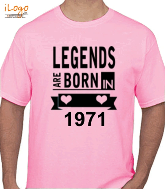 Legends are Born in 1971 Legends-are-born-in-. T-Shirt