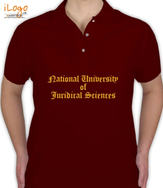 Tee maroon-gold- T-Shirt
