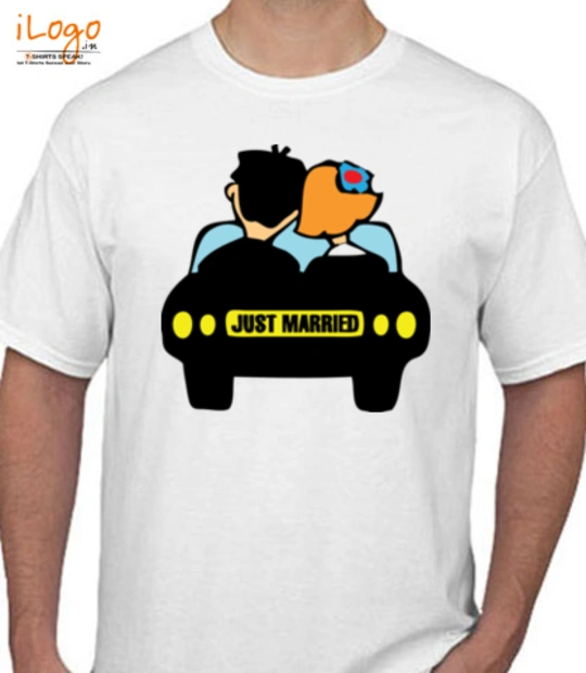 Wedding just-married-car T-Shirt