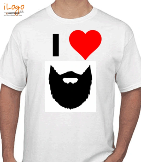 Mens love-beard T-Shirt